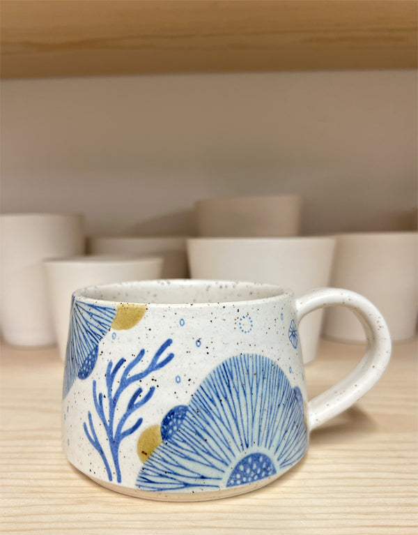 Mug - Floral with Green 55