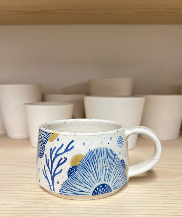 Mug - Floral with Green 57