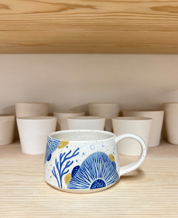 Mug 16 - Floral II with Green