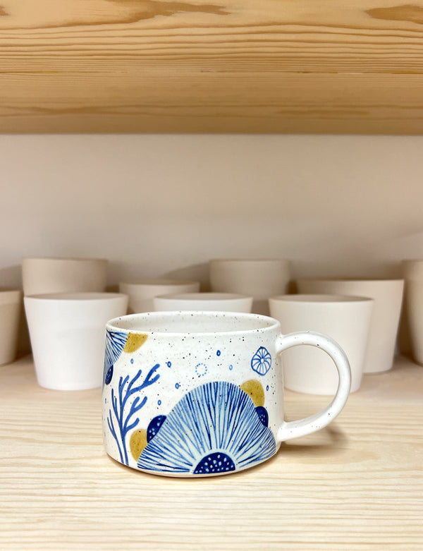 Mug 28 - Floral II with Green