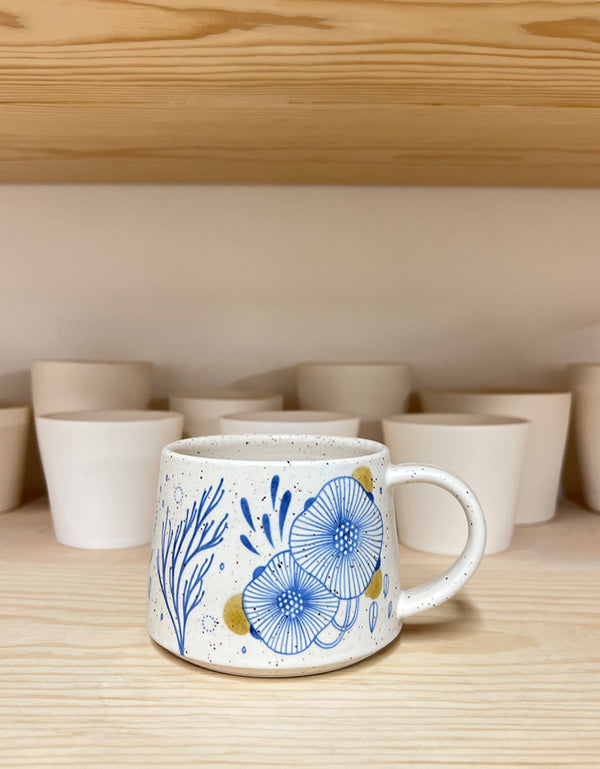 Mug 29 - Floral II with Green