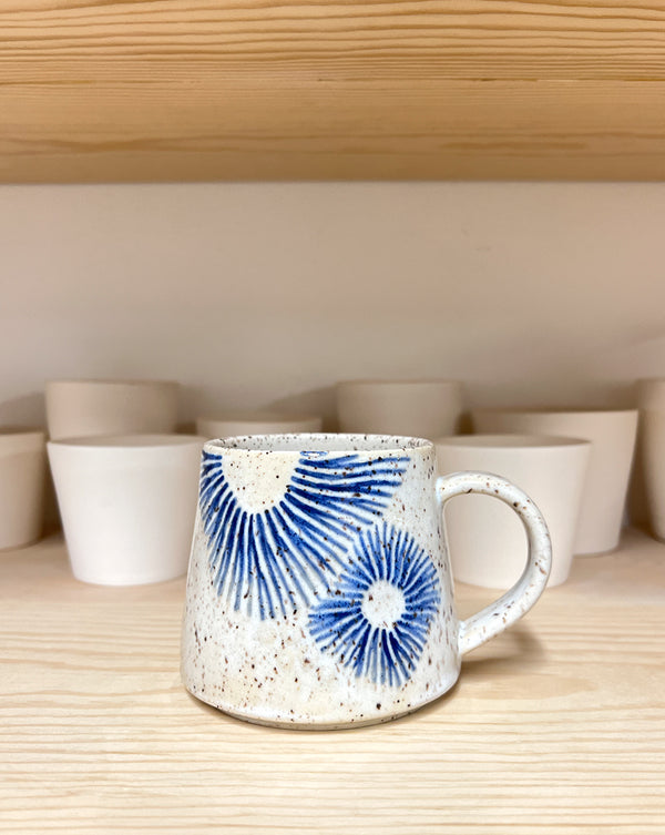 Mug 32 - Coral with Blue