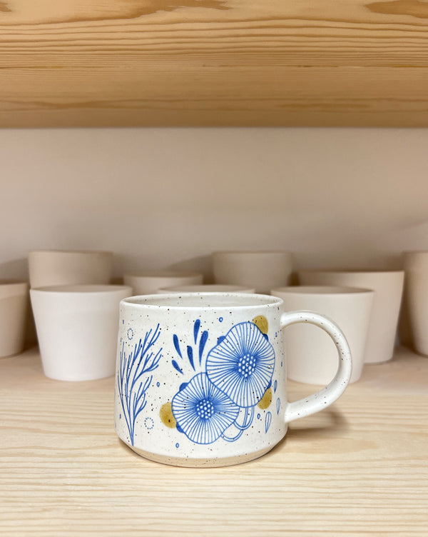 Mug 06 - Floral II with Green