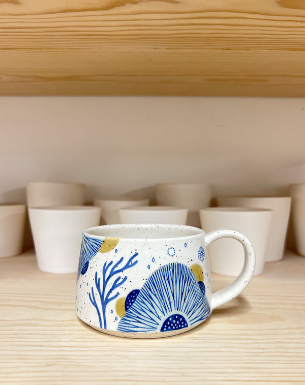 Mug 09 - Floral II with Green